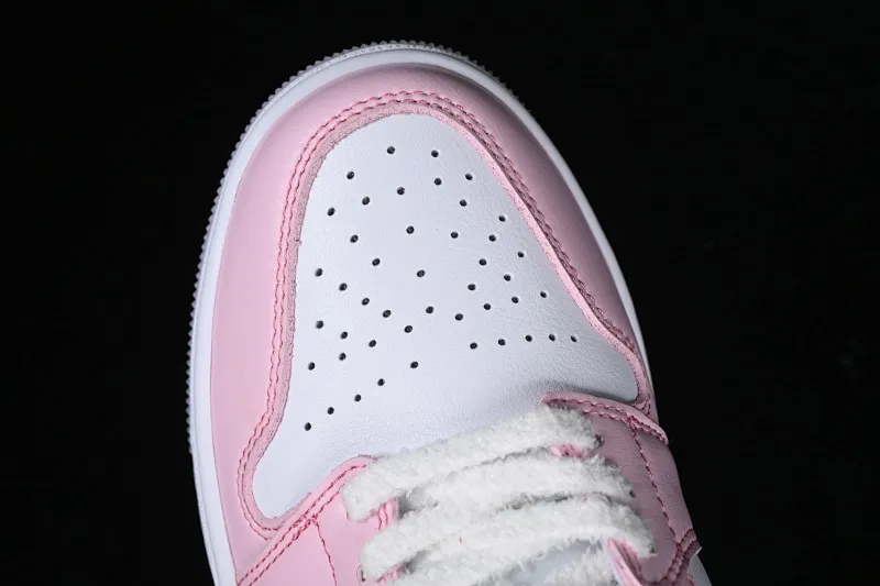 All categories Air Jordan Jordan series basketball shoes Air Jordan 1 Low Z version Air Jordan 1 Low "White/Pink Foam/Glacier Blue" AJ1 Joe 1 Valentine's Day low-top cultural casual sneakers HM3706-141